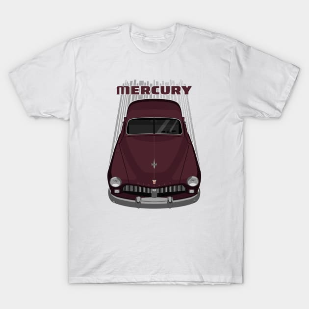 Mercury Coupe 1949 - Maroon T-Shirt by V8social